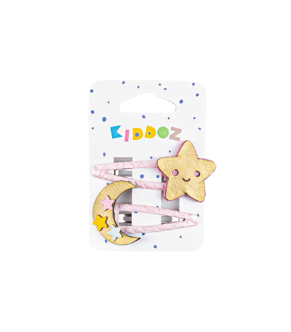 20 Kiddoz Star & Moon Hairclips - Image 1