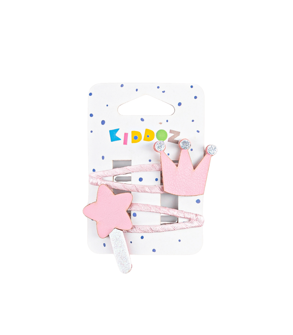 23 Kiddoz Crown & Star Hairclips - Image 1