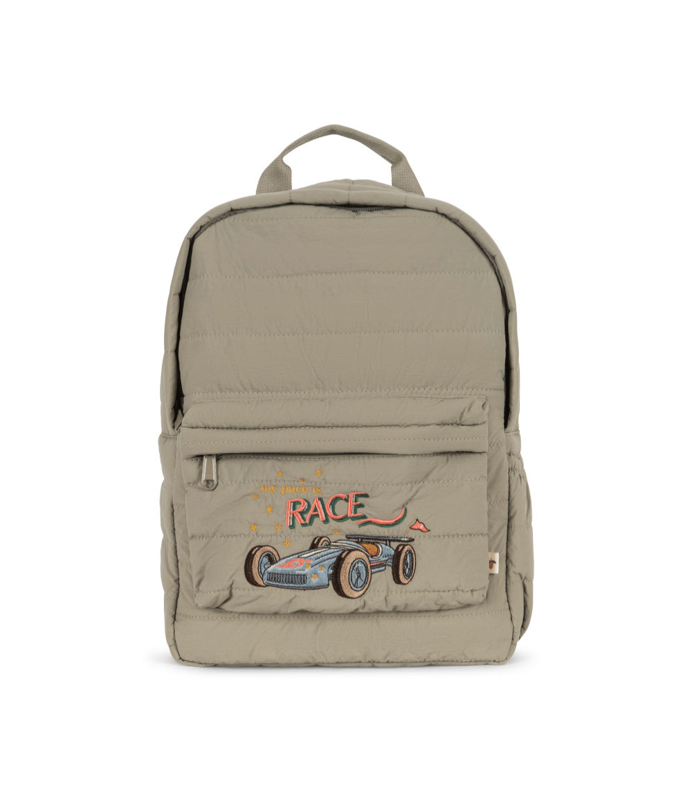 24 Juno Quilted Backpack, Laurel Oak-Race - Image 1
