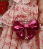 Tut Bow Shoulder Bag, Sangria - Image 2