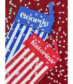 Striped Christmas Stocking, Red - Image 4