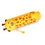 Kawaii 2 In 1 Soft Silicone Pencil Case - Giraffe