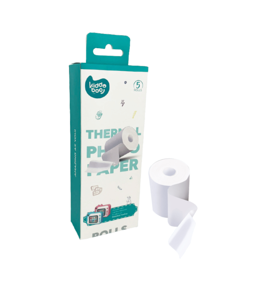 7 Kiddoboo Thermal Paper Rolls (5pcs) for Kiddoboo FotoFun - Image 1