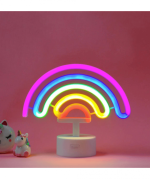 Neon-Effect LED Lamp - It's a Sign - Rainbow - Image 2