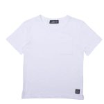 Kids' Front Pocket T-Shirt, White