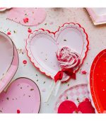 Meri Meri Lacy Heart Large Plates (x 8) - Image 4