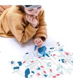 Colouring Placemat Kit, Panda Wildlife - Image 4