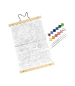 Paintology Paint-By-Number Canvas Kit - Blue Birds - Image 3