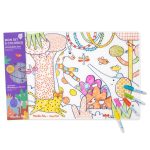 Colouring Placemat Kit, Les Toupitis