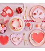 Meri Meri Lacy Heart Large Plates (x 8) - Image 3