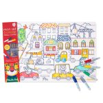 Colouring Placemat Kit, Les Popipop