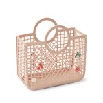 Samantha Basket with Charms, Rose
