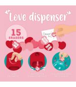 Mini Eraser Dispenser - Love Dispenser - Image 3