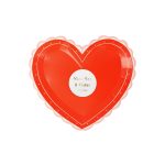 Meri Meri Lacy Heart Small Plates (x 8)