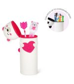 Limited-Edition Kawaii 2 In 1 Soft Silicone Pencil Case - Teddy Bear - Image 5