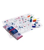 Colouring Placemat Kit, Panda Wildlife