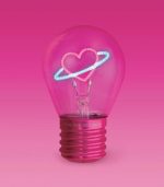 Planet Heart Lightbulb - Shaped Table Lamp - Image 2
