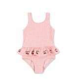 Soline Swimsuit, Geranium Pink