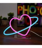 Neon-Effect LED Lamp - It's a Sign - Heart - Image 2