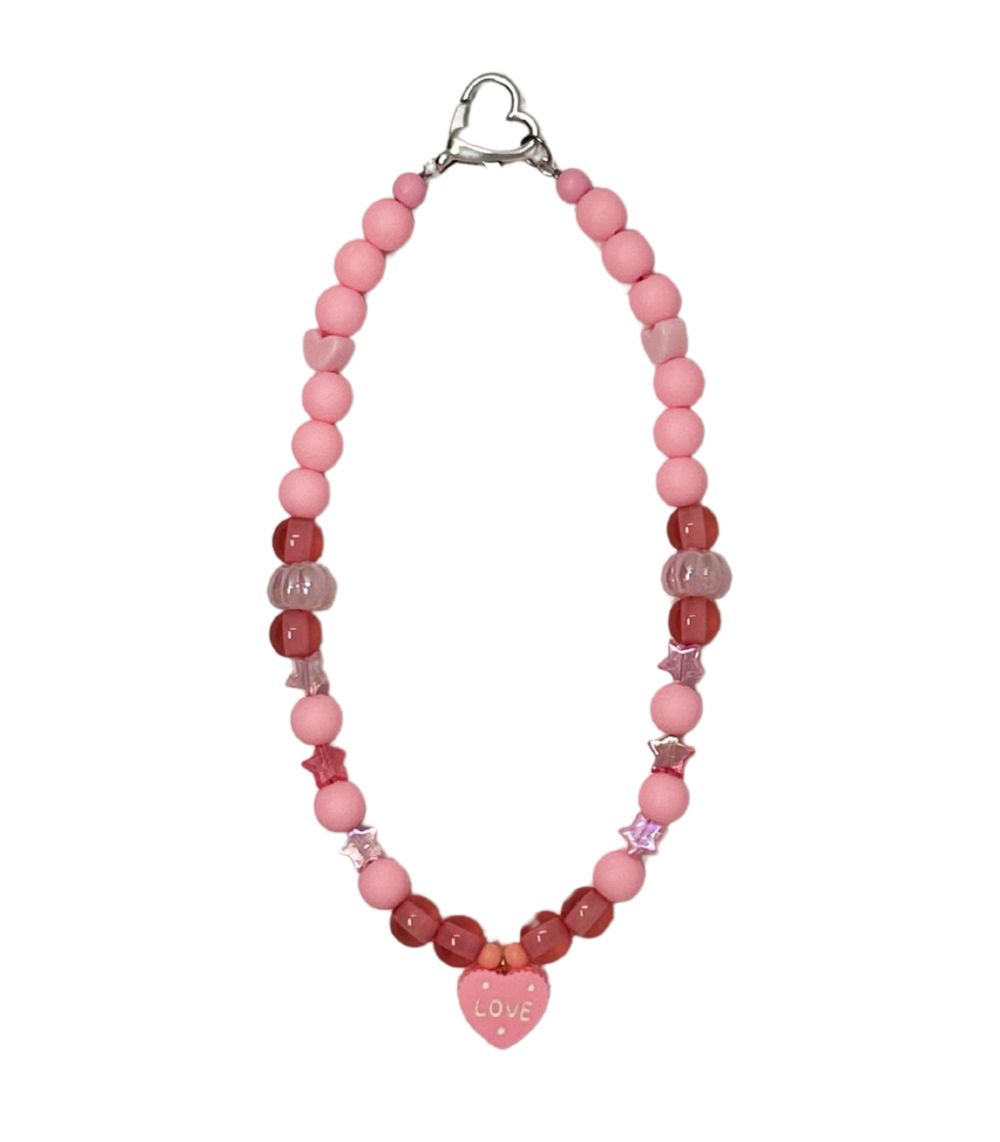 1 Cookie Crush Pink Necklace - Image 1