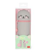 Kawaii 2 In 1 Soft Silicone Pencil Case - Kitty - Image 4