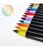 Set Of 12 Brush Markers In Pastel Tones - Image 2