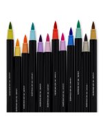 Set Of 12 Brush Markers In Pastel Tones - Image 3