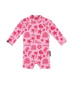 Tropical Vibes Pink Baby Swimsuit