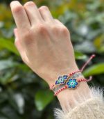 Mardi Turquoise Eye March Bracelet - Image 2