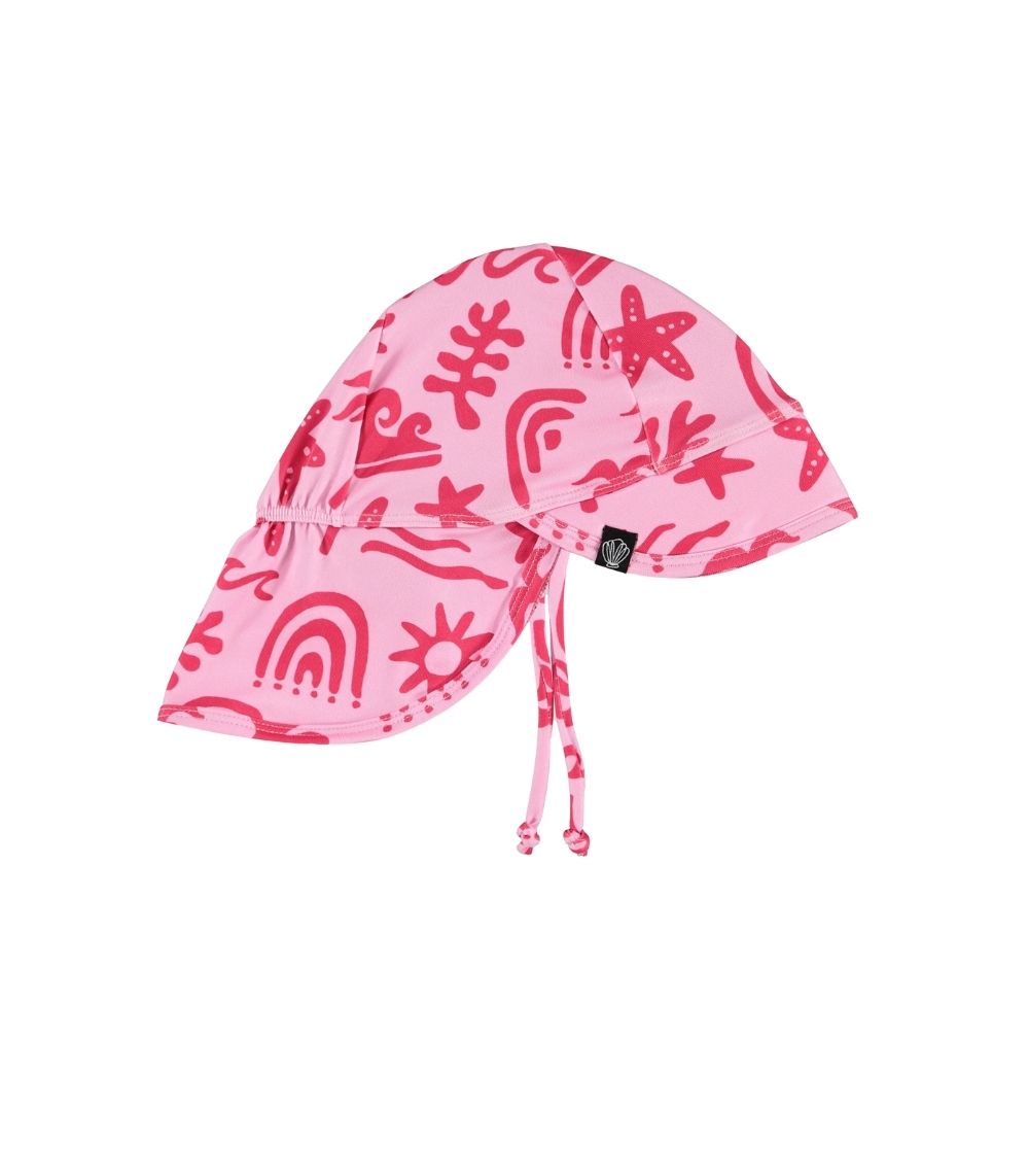 45 Tropical Vibes Pink (UPF50+) Hat, One Size - Image 1