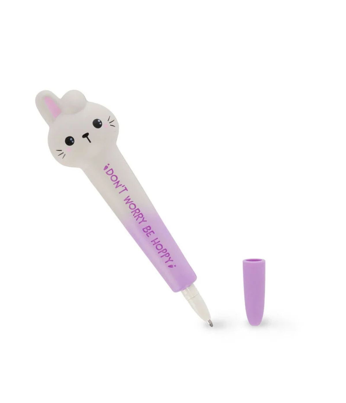 6 Bunny Squishy Gel Pen - Squeezies - Image 1