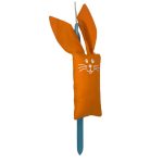 Orange Bunny Easter Candle