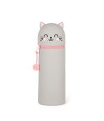 Kawaii 2 In 1 Soft Silicone Pencil Case - Kitty - Image 5