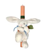 Bashful Carrot Bunny Easter Candle