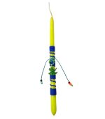 Lime Leap Easter Candle