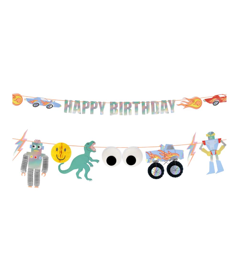 12 Meri Meri Toybox Icon Garland Set - Image 1