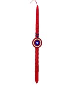 Cap's Shield Easter Candle