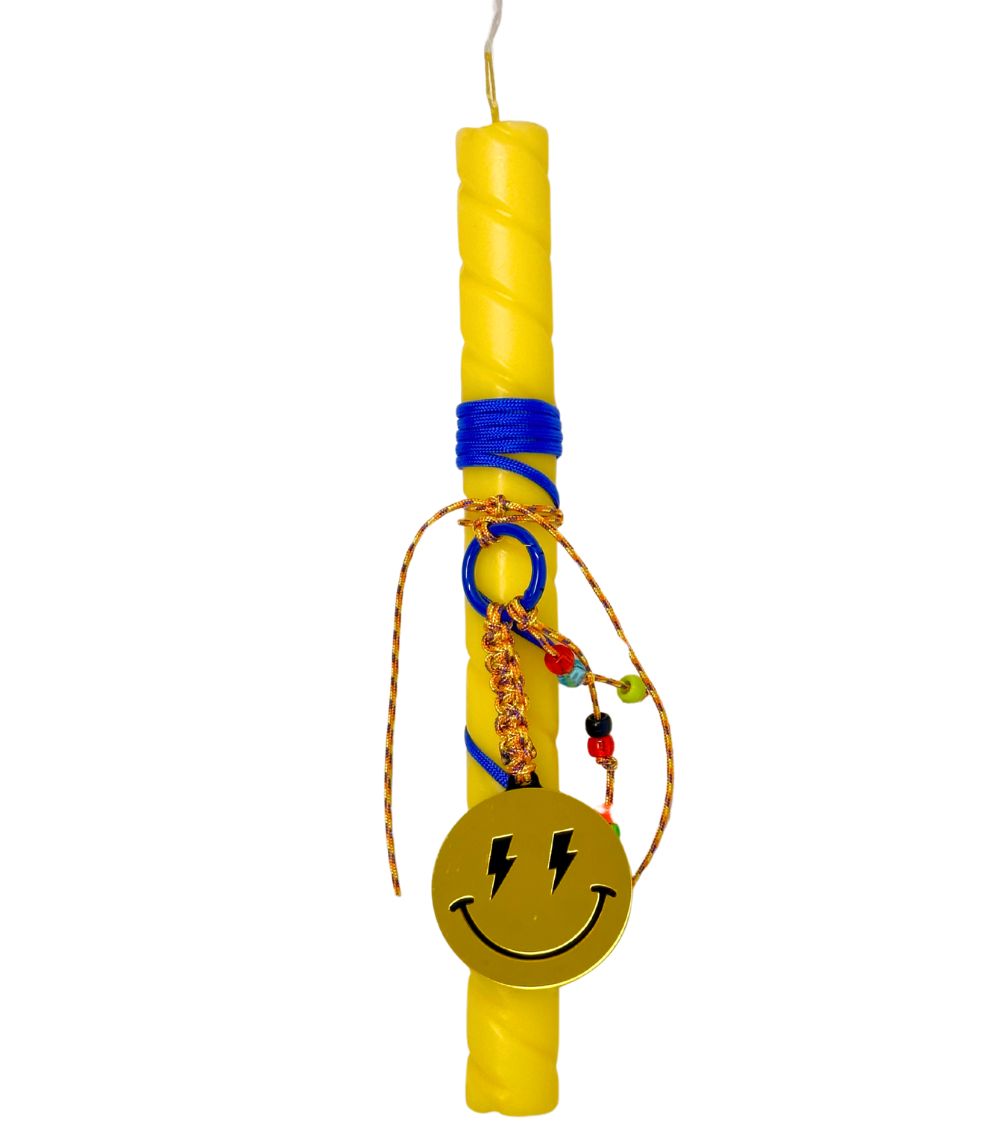 125 Smiley Spark Easter Candle - Image 1