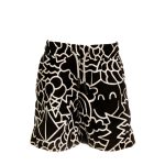 Poseidon Black & White Swimshorts