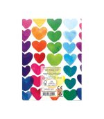 Side Notes Sticky Tab Note Pad - Rainbow Hearts - Image 3