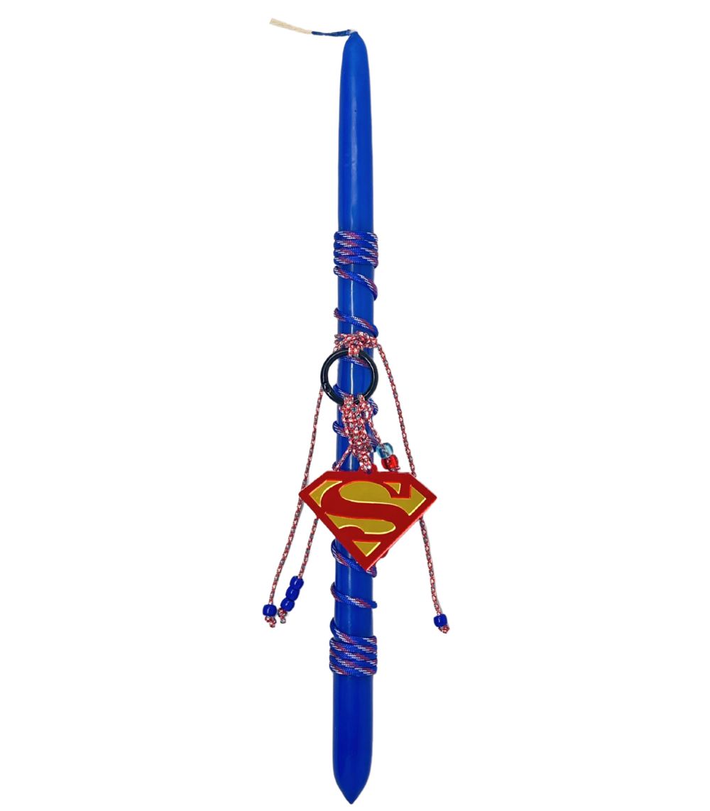 147 Sky Superhero Easter Candle - Image 1