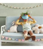 Meri Meri Gingham Bunny Cushion - Image 2
