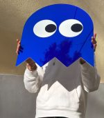 Blinky Boo Electric Blue Acrylic Mirror - Image 2