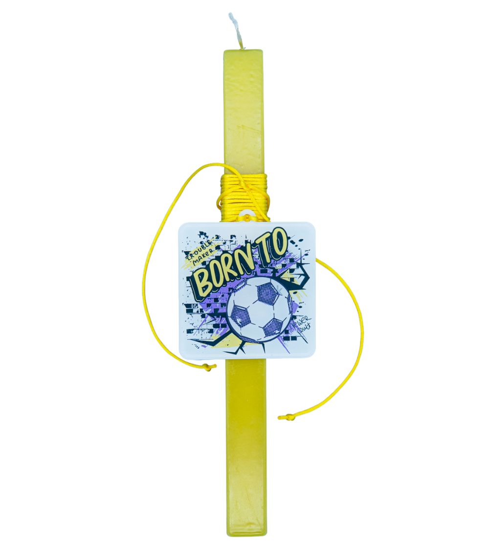18 Born To Play Candle - Image 1