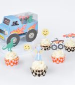 Meri Meri Monster Truck Cupcake Kit (x 24 toppers) - Image 3