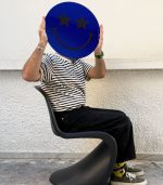 Shining Star Electric Blue Acrylic Mirror, 40cm - Image 2