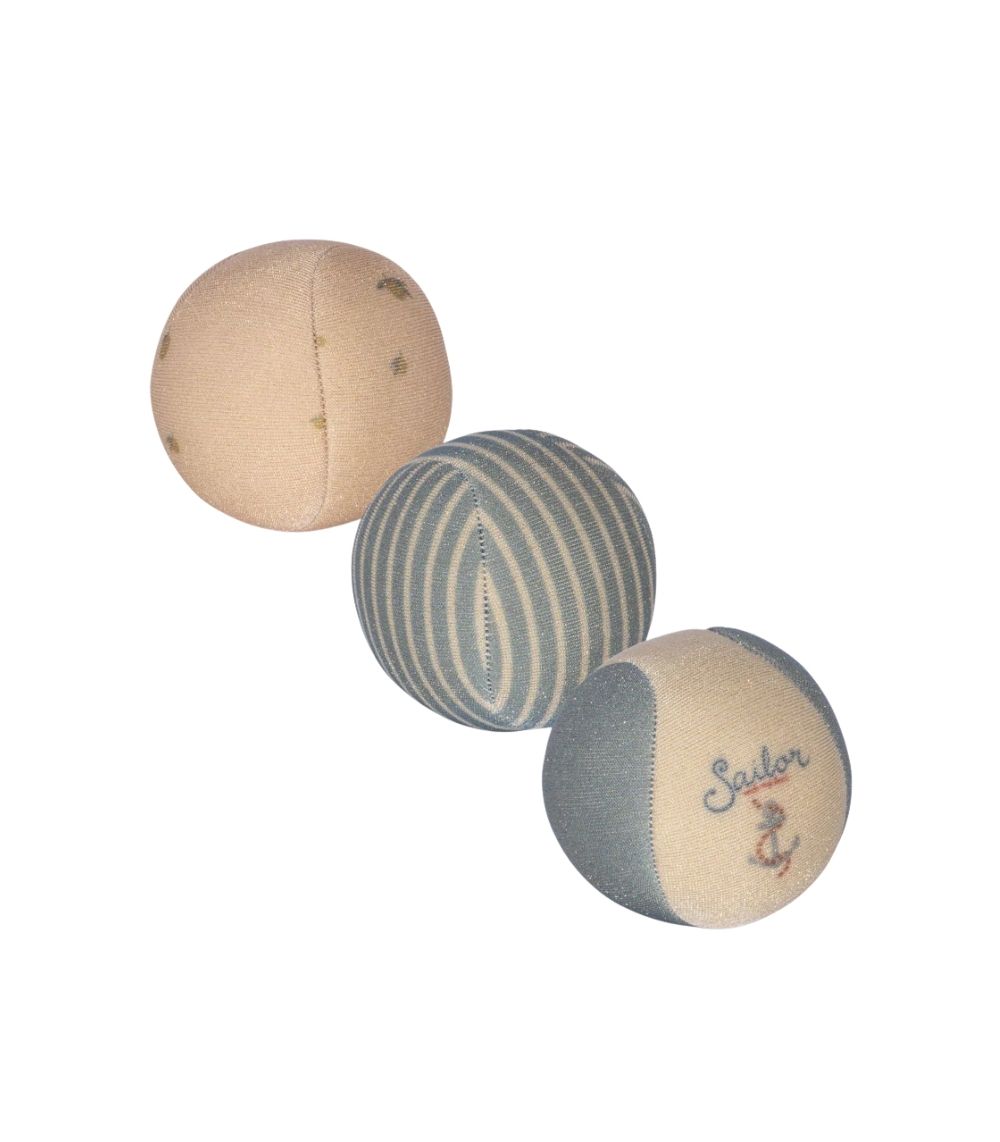 24 3 Pack Neoprene Beach Ball, Lemon - Image 1