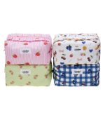 Raspberry Stripes CNL Maxi Makeup Bag - Image 2