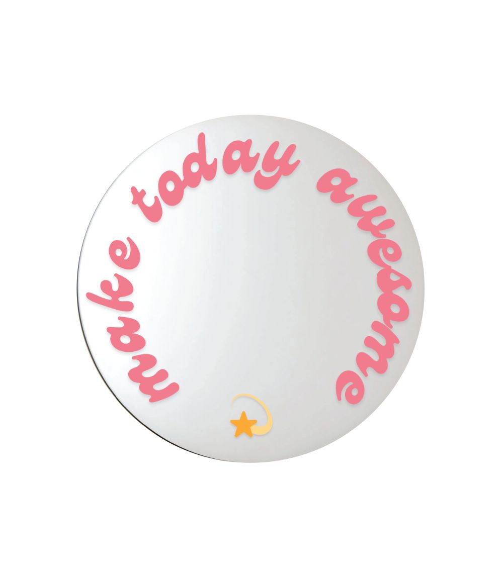 27 Make Today Awesome Acrylic Mirror, 40cm - Image 1