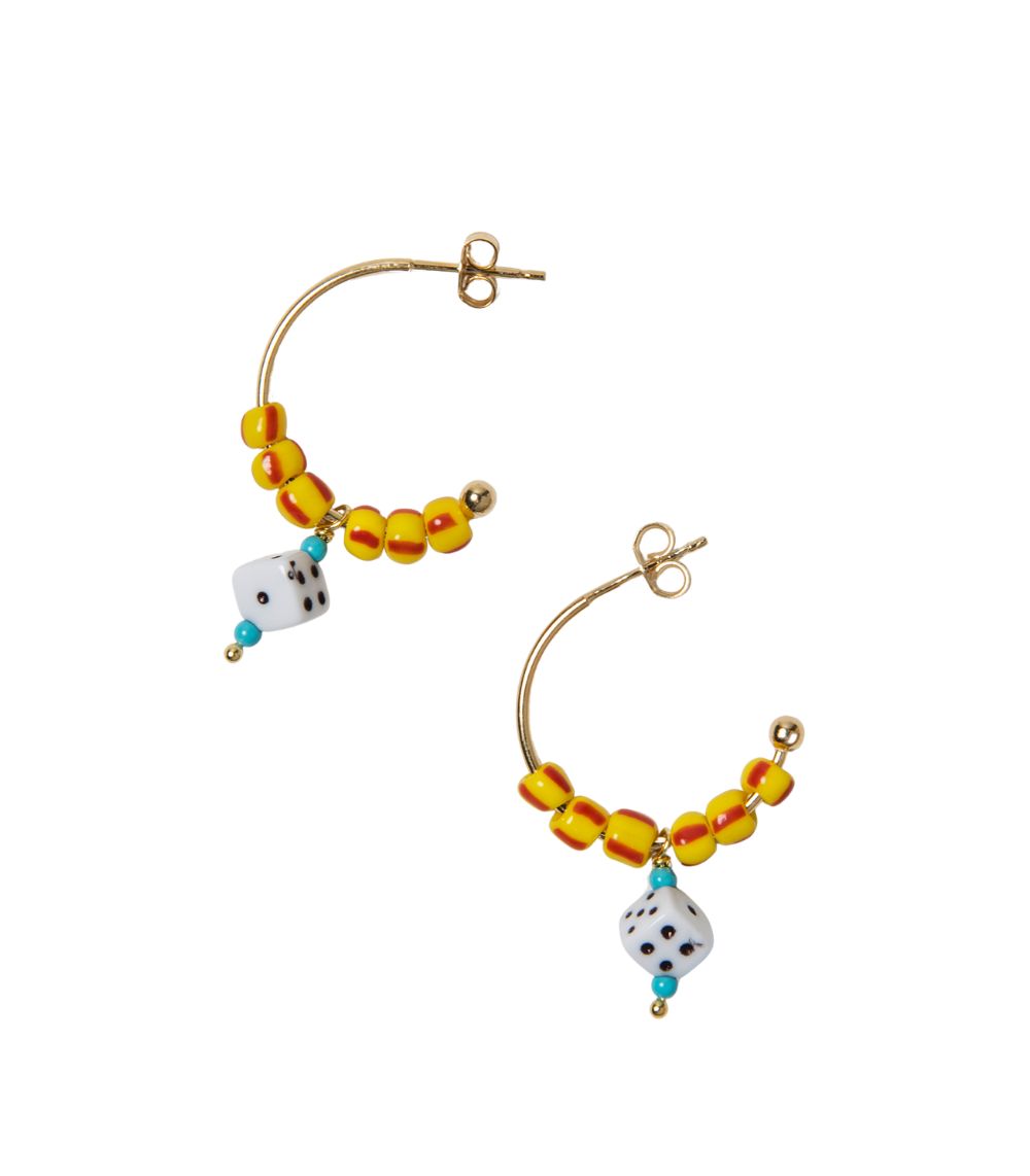 3 Double or Nothing Yellow Earrings - Image 1